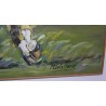 Tableau \"Alesan polo\", signé Jean-Louis MERRÉ.