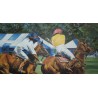Paintings | Painting entitled ‘Polo fighting’, signed by Jean-Louis MERRÉ. Moinat SA  – Antiques and home décor