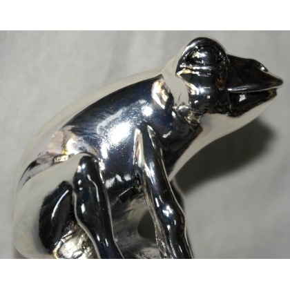 Silver-coloured ‘Frog’ shoehorn at Moinat SA – Antiques and home décor