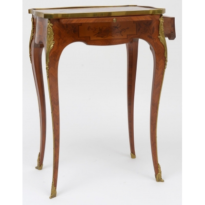 Louis XV-style inlaid table by  Moinat SA  - Antiques and home décor