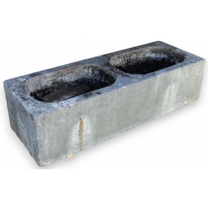 Antique double rectangular salting tub. Available from Moinat SA – Antiques and home décor