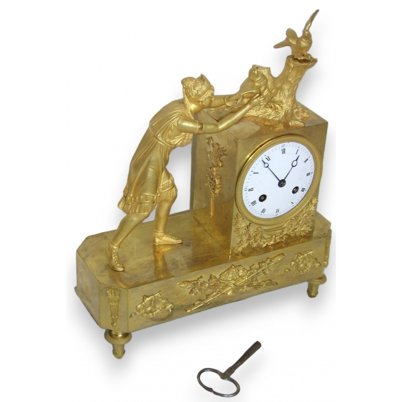"Woman with Doves" clock. Paris. At Moinat SA – Antiques and Decor