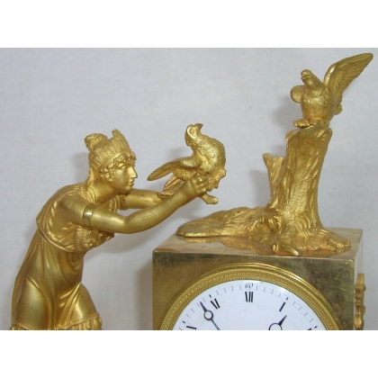 "Woman with Doves" clock. Paris. At Moinat SA – Antiques and Decor