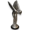 Grand bronze argenté \"Femme ailée\"