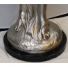 Grand bronze argenté \"Femme ailée\"