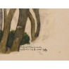 Gravure "Pinson et orobanche", signée.  sur Moinat SA  - Antiquités décoration -  Gravures, Lithos