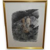 Gravure "Le bain dans la grotte" signée HAINARD  sur Moinat SA  - Antiquités décoration -  Gravures, Lithos