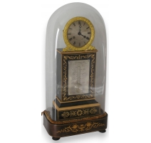 Charles X inlaid clock and thermometer, COLLIN.