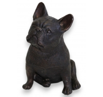 Bronze "Bouledogue Français" assis