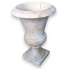 Pair of veined beige marble urns from  Moinat SA  - Antiques and home décor