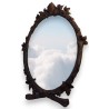  Miroir ovale en bois sculpté de Brienz sur  Moinat SA  - Antiquités décoration