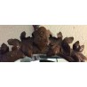  Miroir ovale en bois sculpté de Brienz sur  Moinat SA  - Antiquités décoration