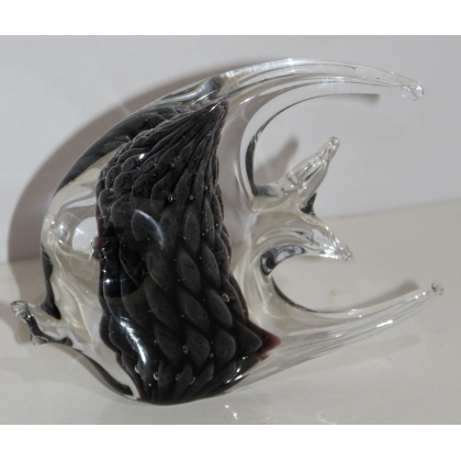"Fish" sculpture, made from Murano blown glass. Available from Moinat SA – Antiques and home décor