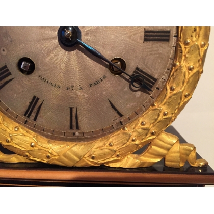 Charles X clock, signed ‘Collin’ in Paris. At  Moinat SA  – Antiques and Decor