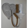 Pair of heart-shaped resin wall lights from  Moinat SA  - Antiques and home décor