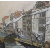 Gravure "Genève" par François HESS  sur Moinat SA  - Antiquités décoration -  Gravures, Lithos