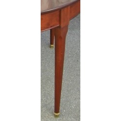 Mesa de comedor redonda de estilo Directorio, de caoba, de Moinat SA - Antigüedades y decoración