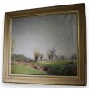 Paintings | Painting entitled ‘Campagne’, signed ‘BRESSLER’ and dated. Moinat SA  – Antiques and home décor