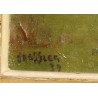 Paintings | Painting entitled ‘Campagne’, signed ‘BRESSLER’ and dated. Moinat SA  – Antiques and home décor
