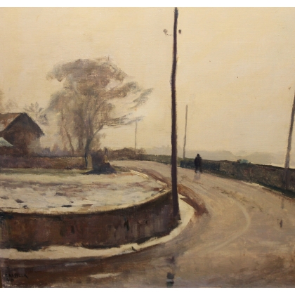 Paintings | Painting entitled ‘Autumn’, signed ‘BRESSLER’ and dated. Moinat SA  – Antiques and home décor