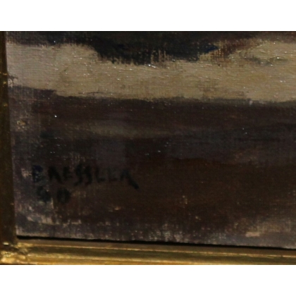 Paintings | Painting entitled ‘Autumn’, signed ‘BRESSLER’ and dated. Moinat SA  – Antiques and home décor