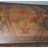 Small painted wooden chest with a domed lid at Moinat SA – Antiques and home décor