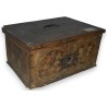 Small painted wooden chest, ‘Flowers and Fruit’, at Moinat SA – Antiques and home décor