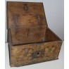 Small painted wooden chest, ‘Flowers and Fruit’, at Moinat SA – Antiques and home décor