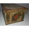 Small painted wooden chest ‘Fruits and Bird’ at Moinat SA – Antiques and home décor