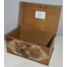 Small painted wooden chest ‘Fruits and Bird’ at Moinat SA – Antiques and home décor