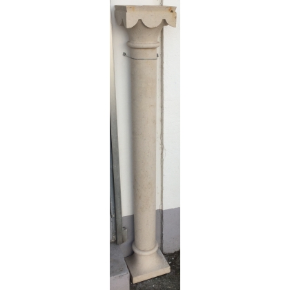  Paire de colonnes en pierre taillée sur  Moinat SA  - Antiquités décoration