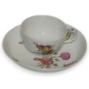 Tasse avec sous-tasse. Décor Meissen.
