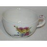 Tasse avec sous-tasse. Décor Meissen.