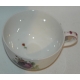 Tasse avec sous-tasse. Décor Meissen.