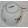 Tasse avec sous-tasse. Décor Meissen.