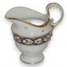 Pot à lait recollé. Décor Meissen de fleurs.