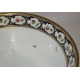 Bol rond creux. Décor Meissen de fleurs.
