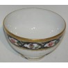 Bol avec sous-tasse. Décor Meissen de fleurs.
