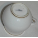 Pot à entremets blanc et or, porcelaine de Nyon.