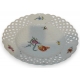 Assiette ajourée, en porcelaine de Meissen.