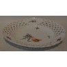 Assiette ajourée, en porcelaine de Meissen.