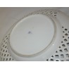 Assiette ajourée, en porcelaine de Meissen.