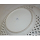 Assiette ajourée, en porcelaine de Meissen.