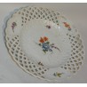 Assiette ajourée, en porcelaine de Meissen.