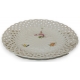 Assiette ajourée, en porcelaine de Meissen.