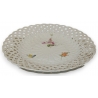 Assiette ajourée, en porcelaine de Meissen.