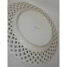 Assiette ajourée, en porcelaine de Meissen.