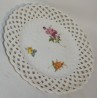 Assiette ajourée, en porcelaine de Meissen.