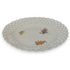 Assiette ajourée, en porcelaine de Meissen.