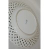 Assiette ajourée, en porcelaine de Meissen.